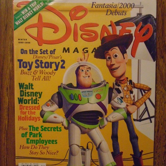 1999/2000 WINTER, DISNEY MAGAZINE, TOY STORY 2 FEATURE...MORE, NEW SEALED! - Picture 2 of 3